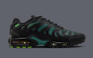 The Nike Air Max Plus Drift Appears in Black and Neon