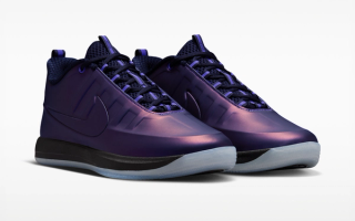 Nike Book 2 "Eggplant" basketball shoe inspired by the purple Air Foamposite One that released in 2009. 