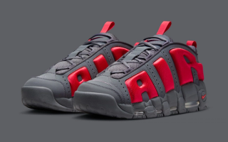 Restock // Nike Air More Uptempo Low "Crimson and Grey"