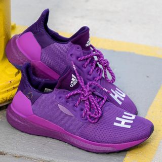 pharrell williams x adidas brand solar glide hu purple release date info 1