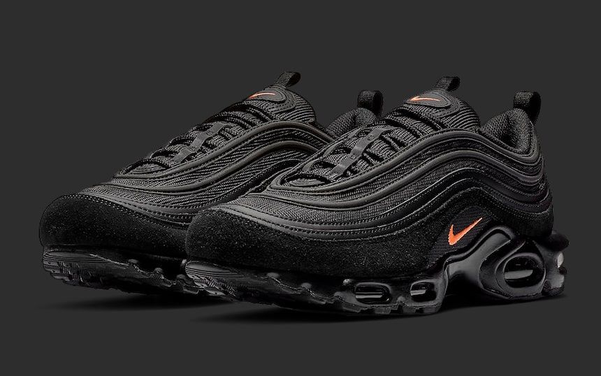 Nike tuned 97 on sale black