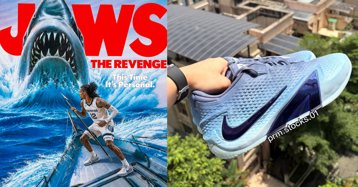 Ja Morant’s Nike Ja 4 Gets a “Jaws”-Inspired Colorway