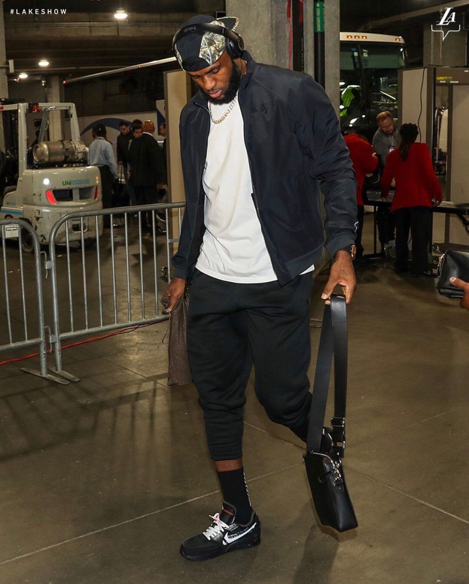 LeBron James // OFF-WHITE x Nike Air Max 90