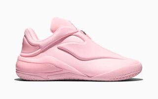 SGA wearing a pink Converse SHAI 001 basketball sneaker.