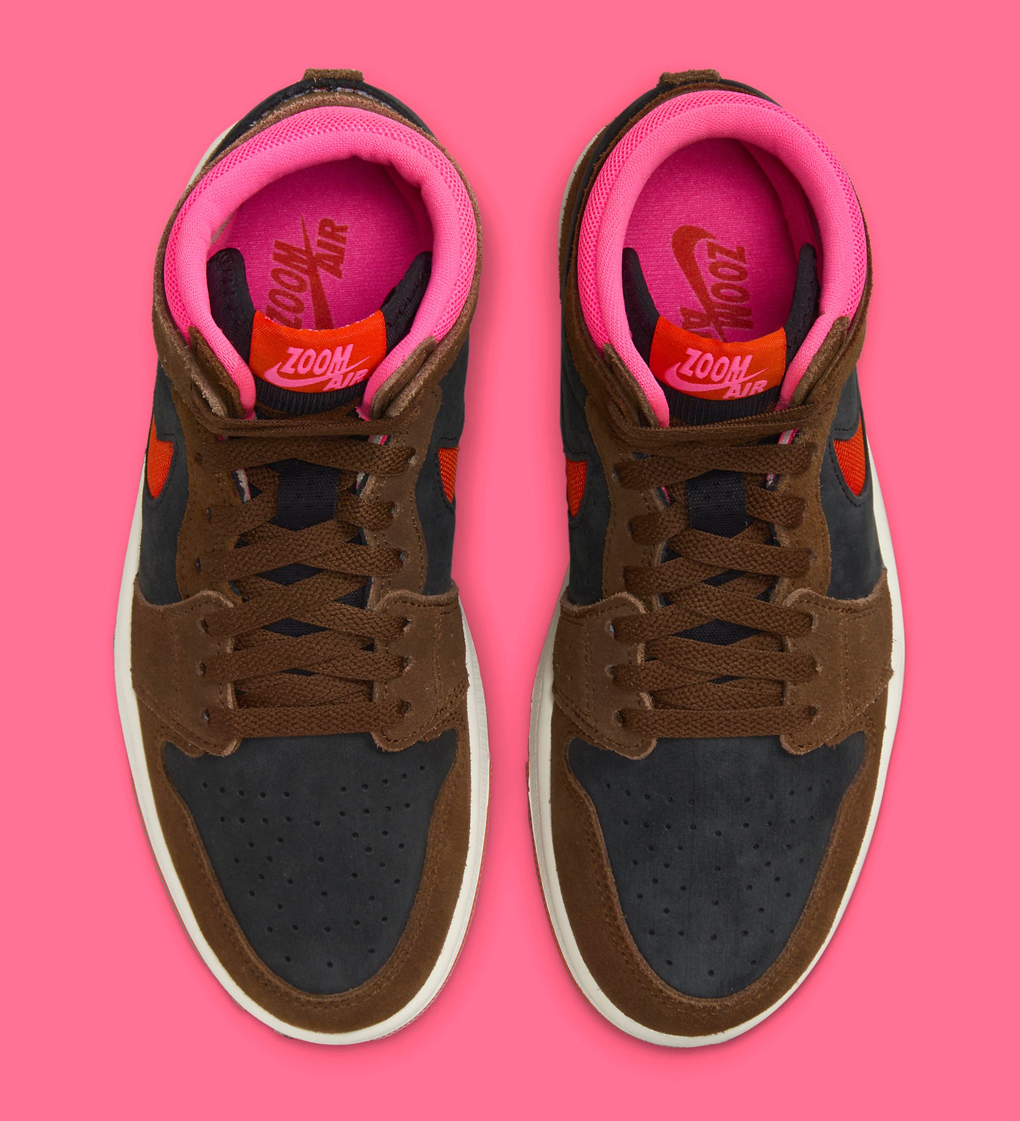 スニーカー Nike Air Jordan 1 High Zoom Air CMFT 2 Cacao Wow Picante Red Jordan 1 High Zoom Air CMFT 2 Cacao Wow Picante Red (Women's
