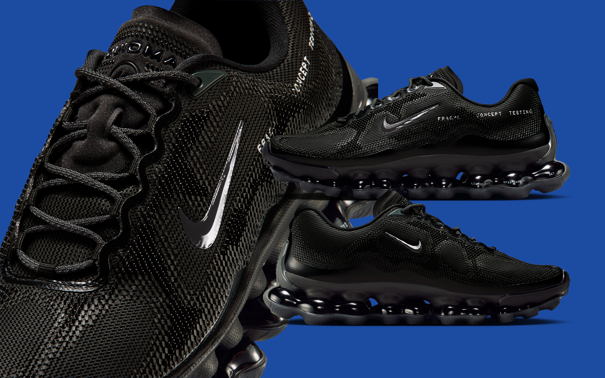 ヤ*ン様 fragment design × Nike Air Liquid M FRAGMENT x NIKE AIR LIQUID MAX DETAILED LOOK‼️👟 @fujiwarahiroshi