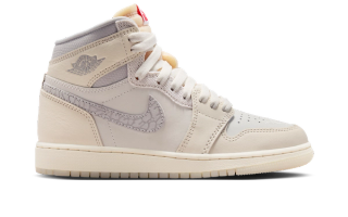 GS Air Jordan 1 High OG “Sail/University Red”