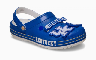 NCAA x Crocs Crocband Clog "Kentucky Wildcats" (SKU: 213573-90H). Photo via Crocs.