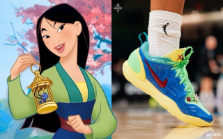Mulan-inspired Nike A'Two basketball shoe for A'ja Wilson.