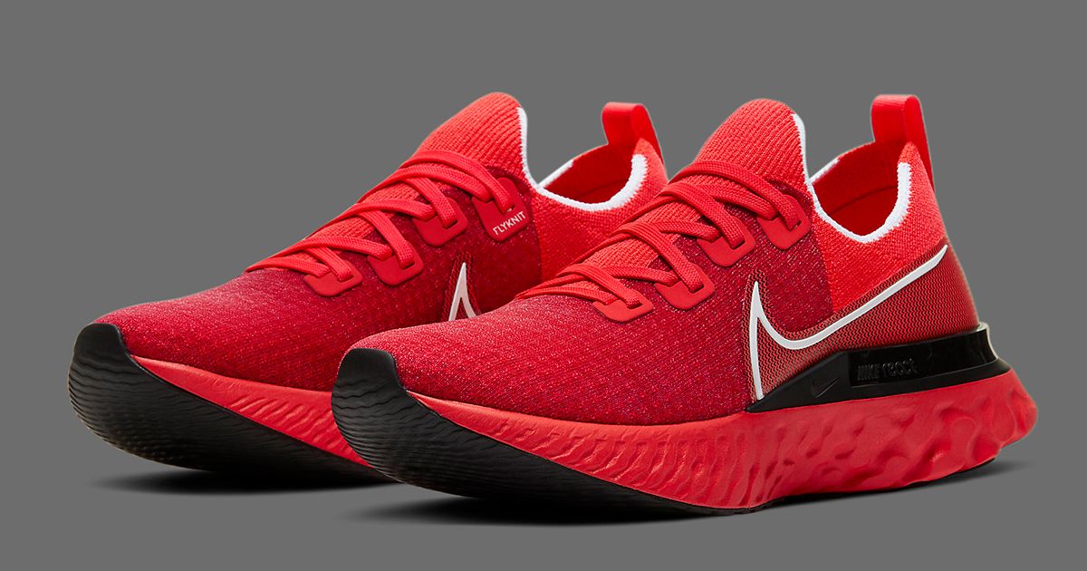 Available Now // Nike Infinity React Run “University Red” | House of Heat°