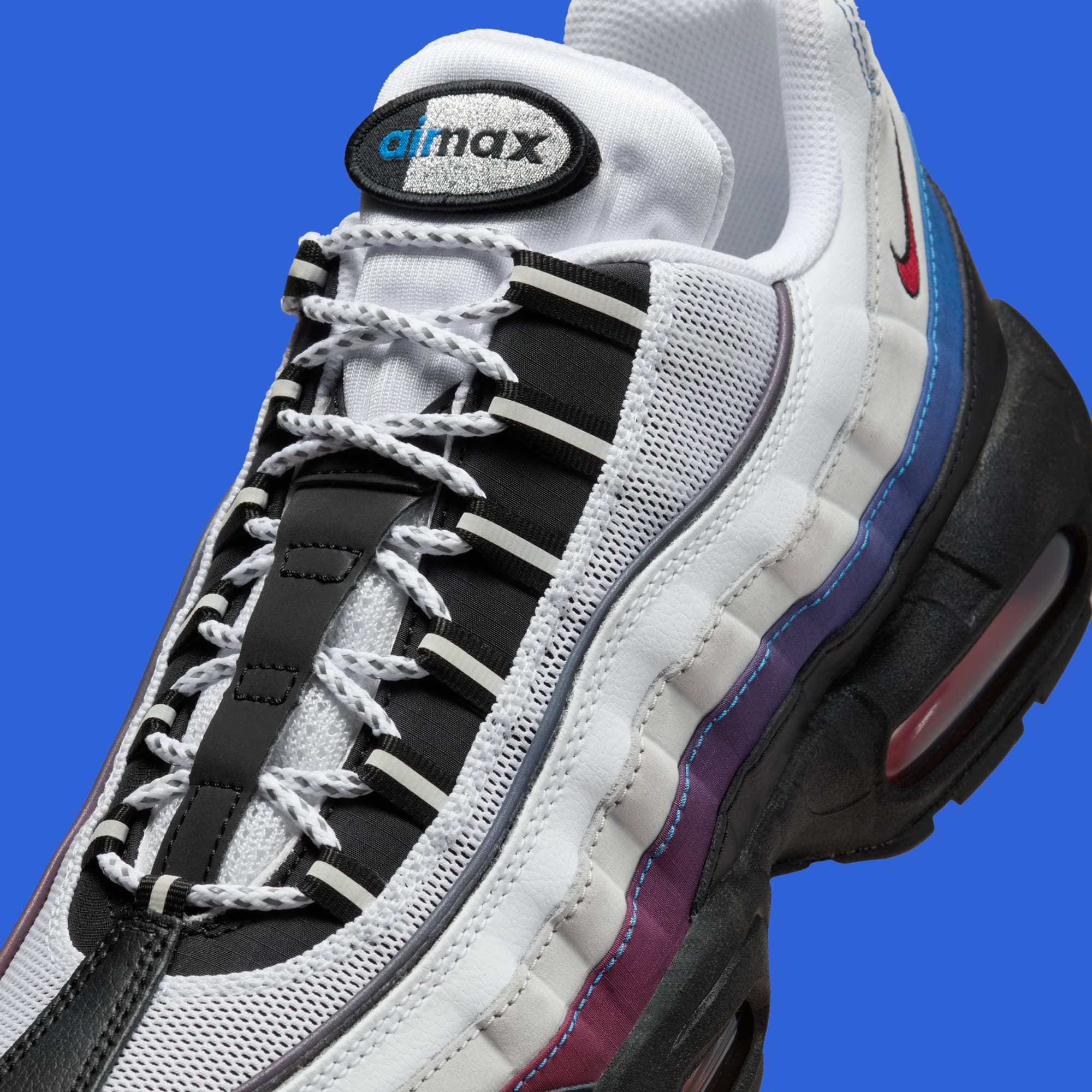 nike air max 95 men's white and blue
