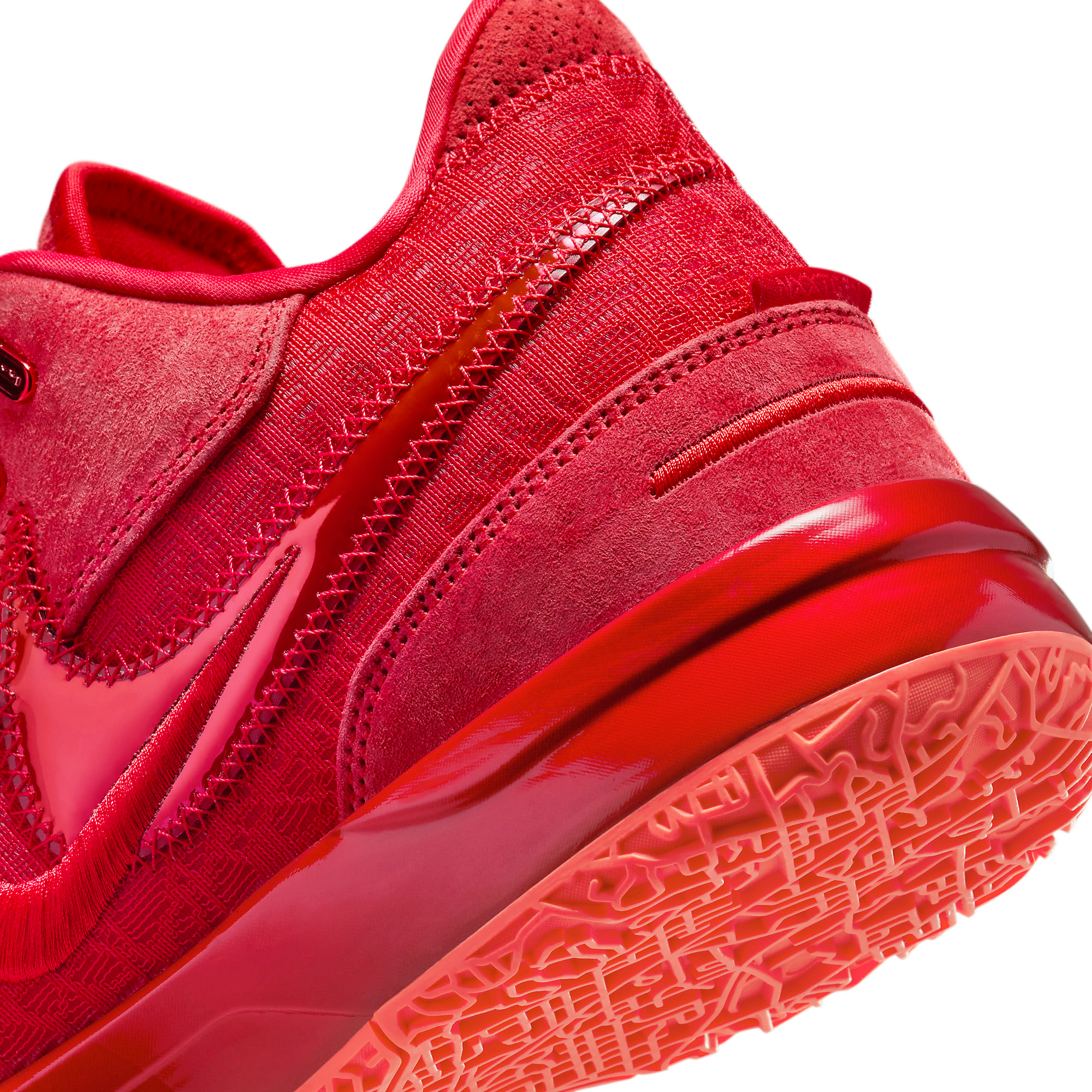 lebron x red suede