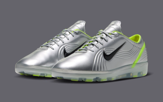 Nike Cryoshot "Mercurial Vapor 1" (Chrome/Lime; SKU: IQ8161-001). Photo via Nike.