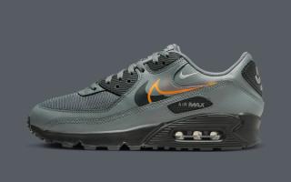 The Nike Air Max 90 “Multi-Swoosh” Appears in Grey and Orange
