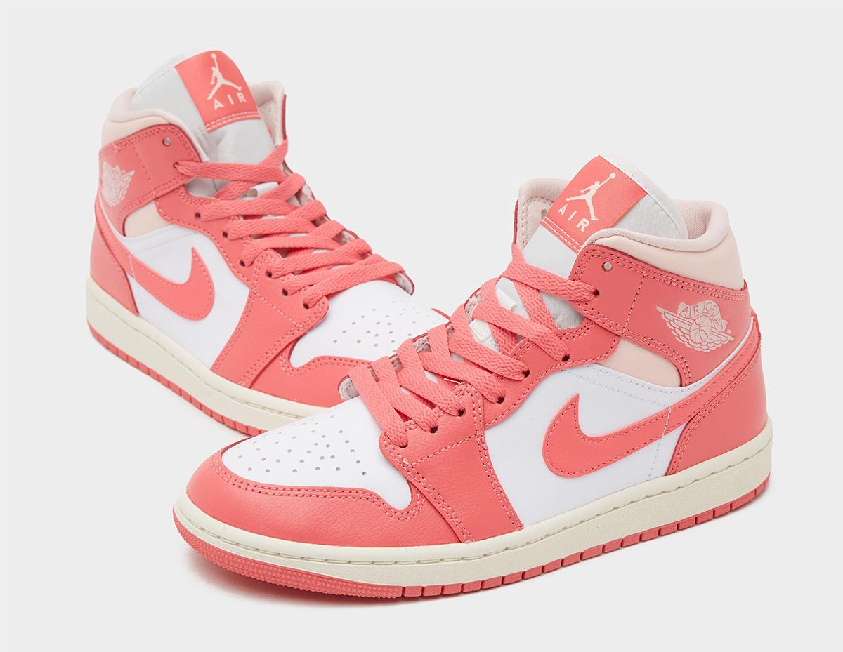 Detailed Looks // Air Jordan 1 Mid “Strawberries and Cream 