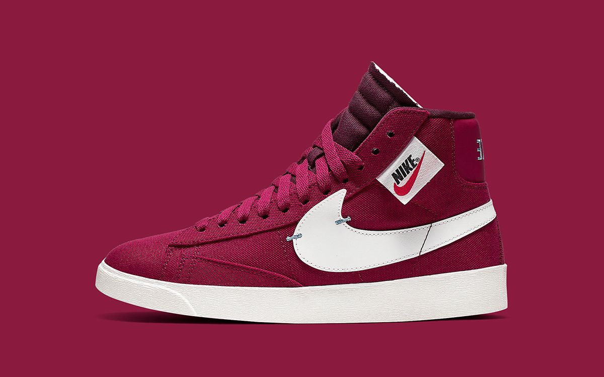 Nike blazer clearance mid rebel burgundy