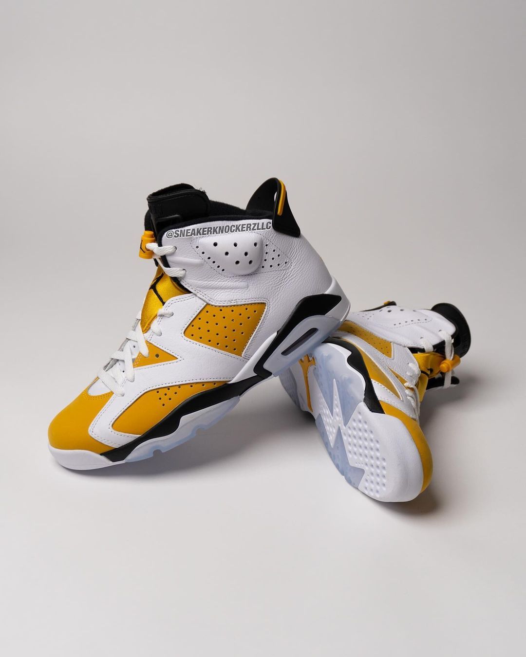 Black and hotsell yellow jordan 6