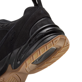 Men's Nike Air Monarch SE "Black/Gum" (SKU: IB2281-001). Photo via Nike.