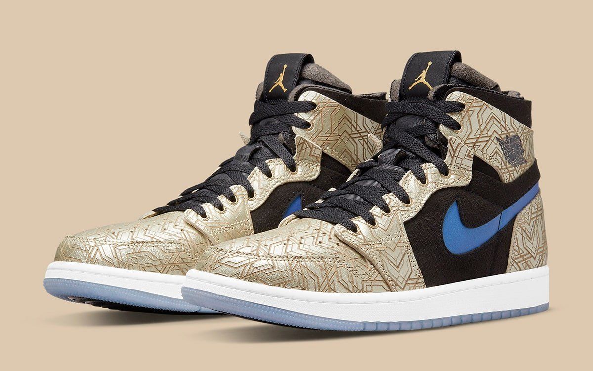 スニーカー Nike Air Jordan 1 High Zoom Air CMFT Gold Laser fw 21 Air Jordan 1 Zoom CMFT “Gold Laser” Arrives October 28th