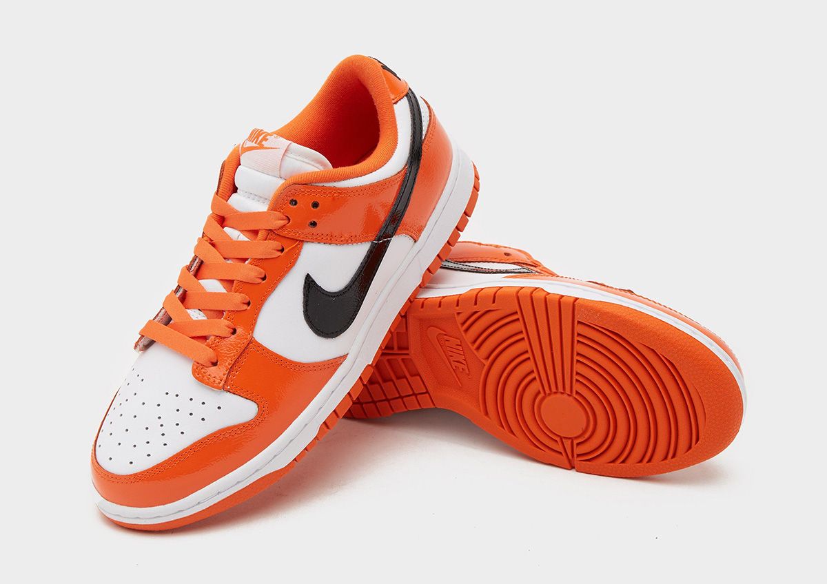 Nike Presents the Dunk Low in White, Orange and Black Patent