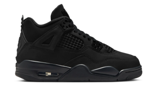 GS Air Jordan 4 "Black Cat" retro.