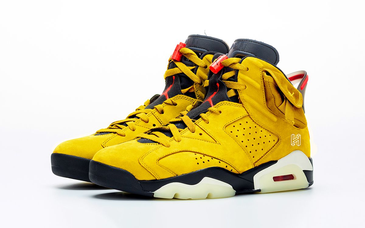retro 6 yellow jordans