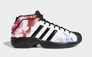 Traditional Watercolor Artwork Covers the teamwear adidas Pro Model 2G for Chinese New Year