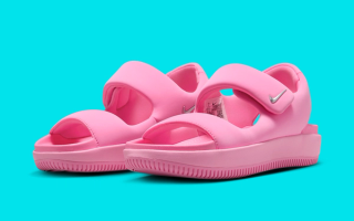 Pretty Pink Pops Up On escenario Nike's Latest Calm Sandal