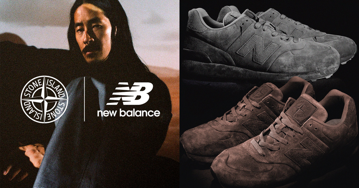 Stone Island's New Balance 574 Ghost Collection Releases