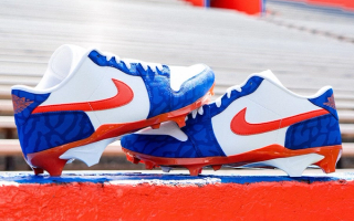 Air Jordan 1 Low OG Football Cleats for the Florida Gators.