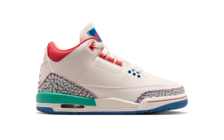 GS Air Jordan 3 Retro “Chalk & Track Red”