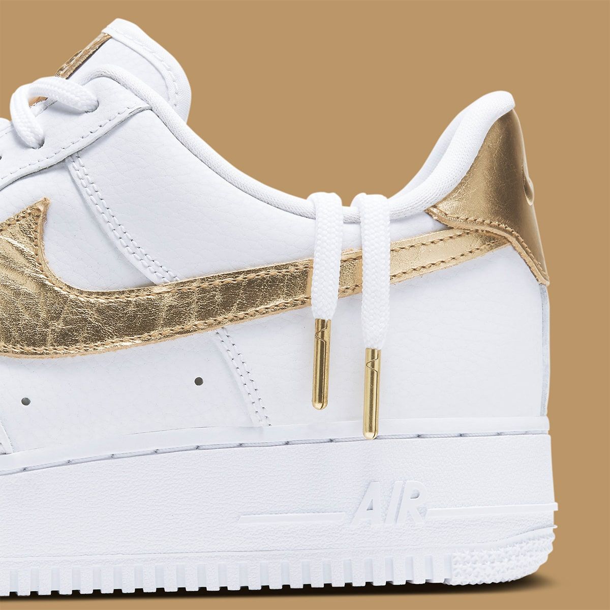 Buy Air Force 1 '07 LV8 'Gold Foil Swoosh' - DC2181 100