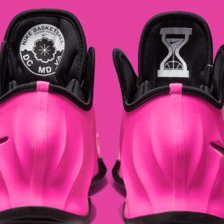 Nike G.T. Future "Hyper Pink" basketball shoe, part of Nike Basketball's "Unseen Hours" collection dedicated to the DMV.
