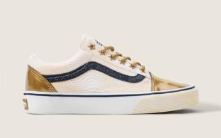 Kids' KPop Demon Hunters x Vans Old Skool "Golden" collaboration
