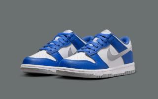 The Kid's Nike Dunk Low Appears In "Star Blue"