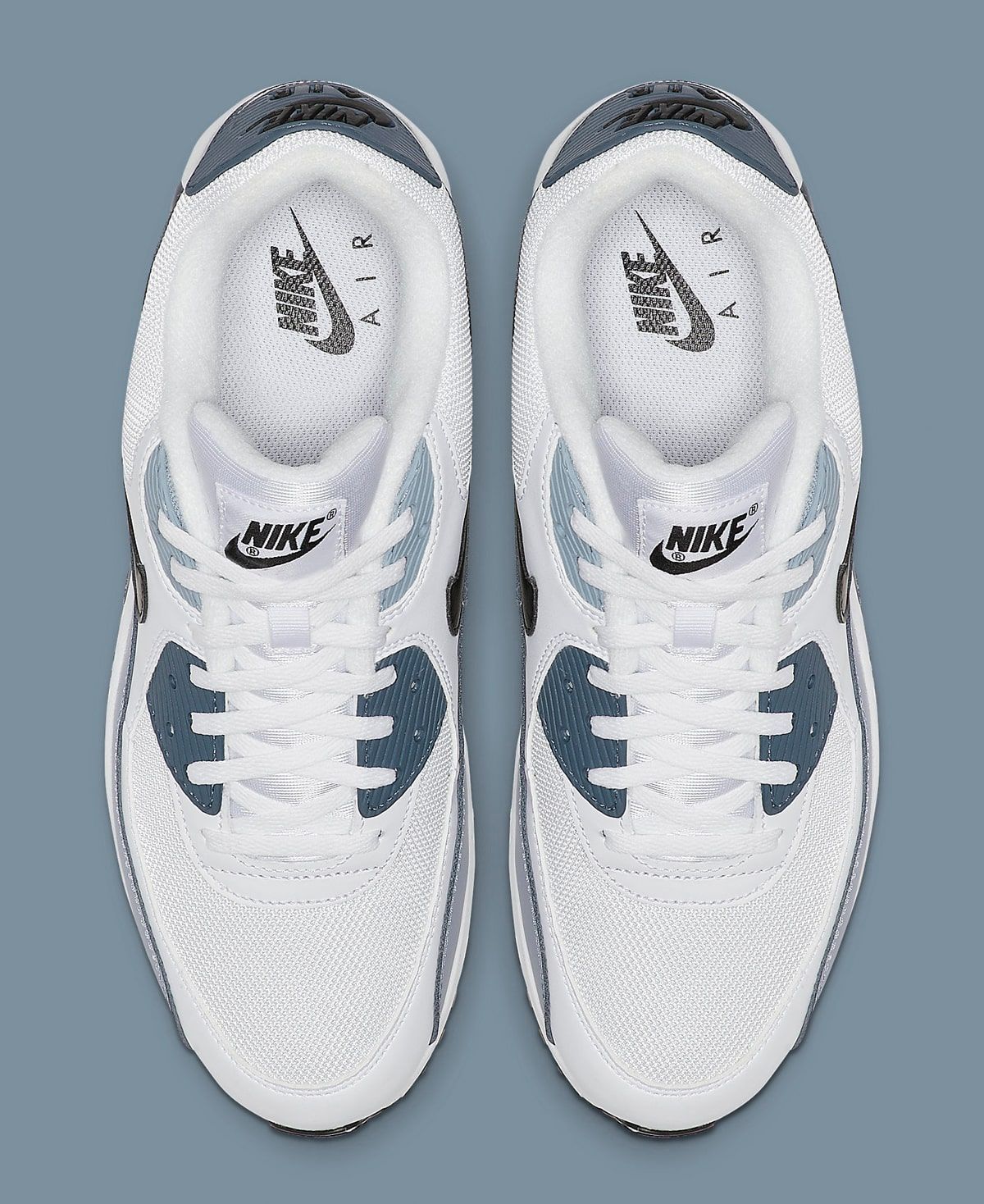 Nike air max shop 90 white/obsidian-armory blue-black