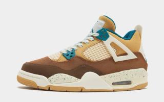 Tan and Teal Take Over the Air Jordan 4 "Cacao Wow"