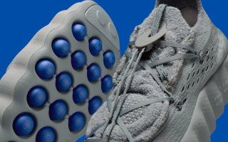 fragment design's Nike Mind 002 Shoe collaboration in a grey color scheme.