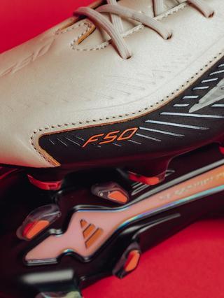 adidas F50 HYPERFAST Laced Elite FG "Leather Tech" Pack (SKU: KK4192). Photo via adidas.