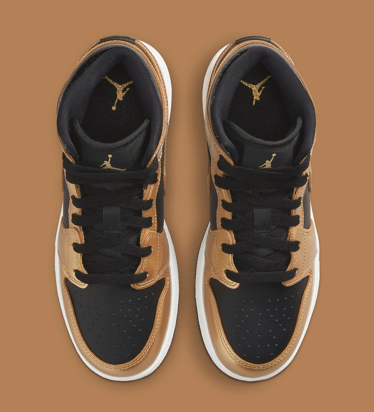 Air Jordan 1 Mid “Black Metallic Gold” is Coming Soon for