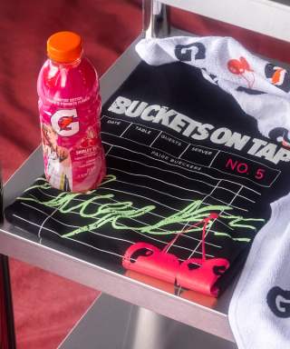 Gatorade Shirley Temple Capsule Campaign Visual. Photo via Gatorade.