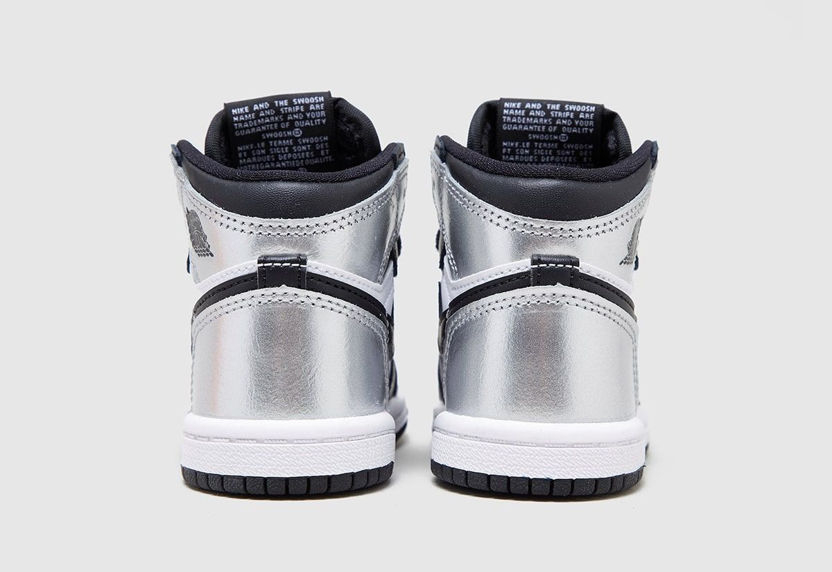 Silver and outlet black jordan 1