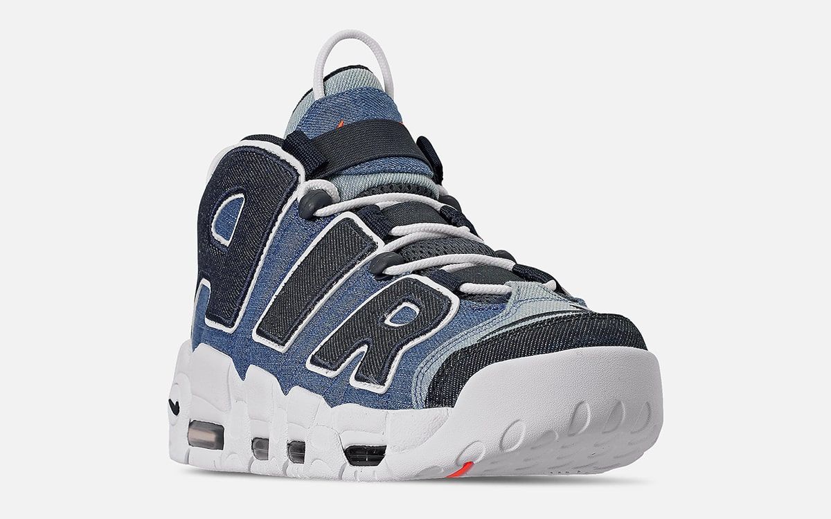 CJ6125-100 Nike Air More Uptempo 96 Denim White Obsidian