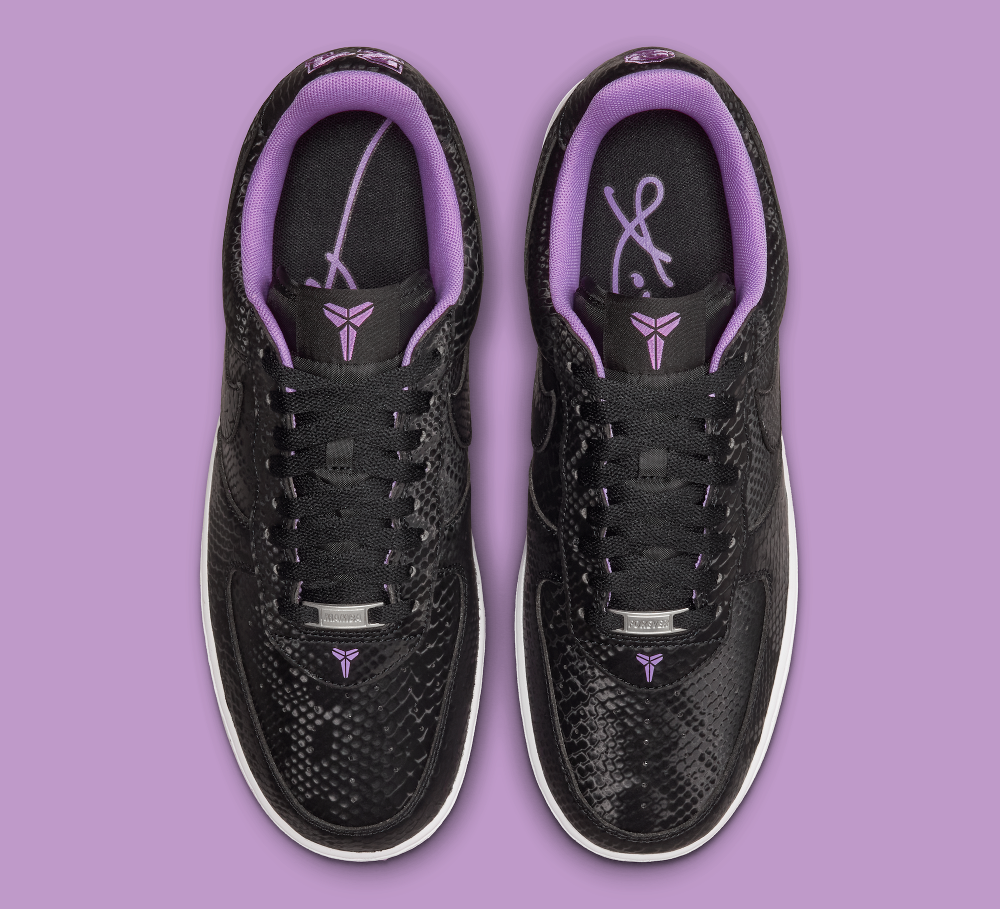 Men's Nike Kobe Air Force 1 "Black/Light Purple" Protro (SKU: IB0018-007). Photo via Nike.