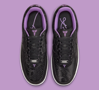 Men's Nike Kobe Air Force 1 "Black/Light Purple" Protro (SKU: IB0018-007). Photo via Nike.