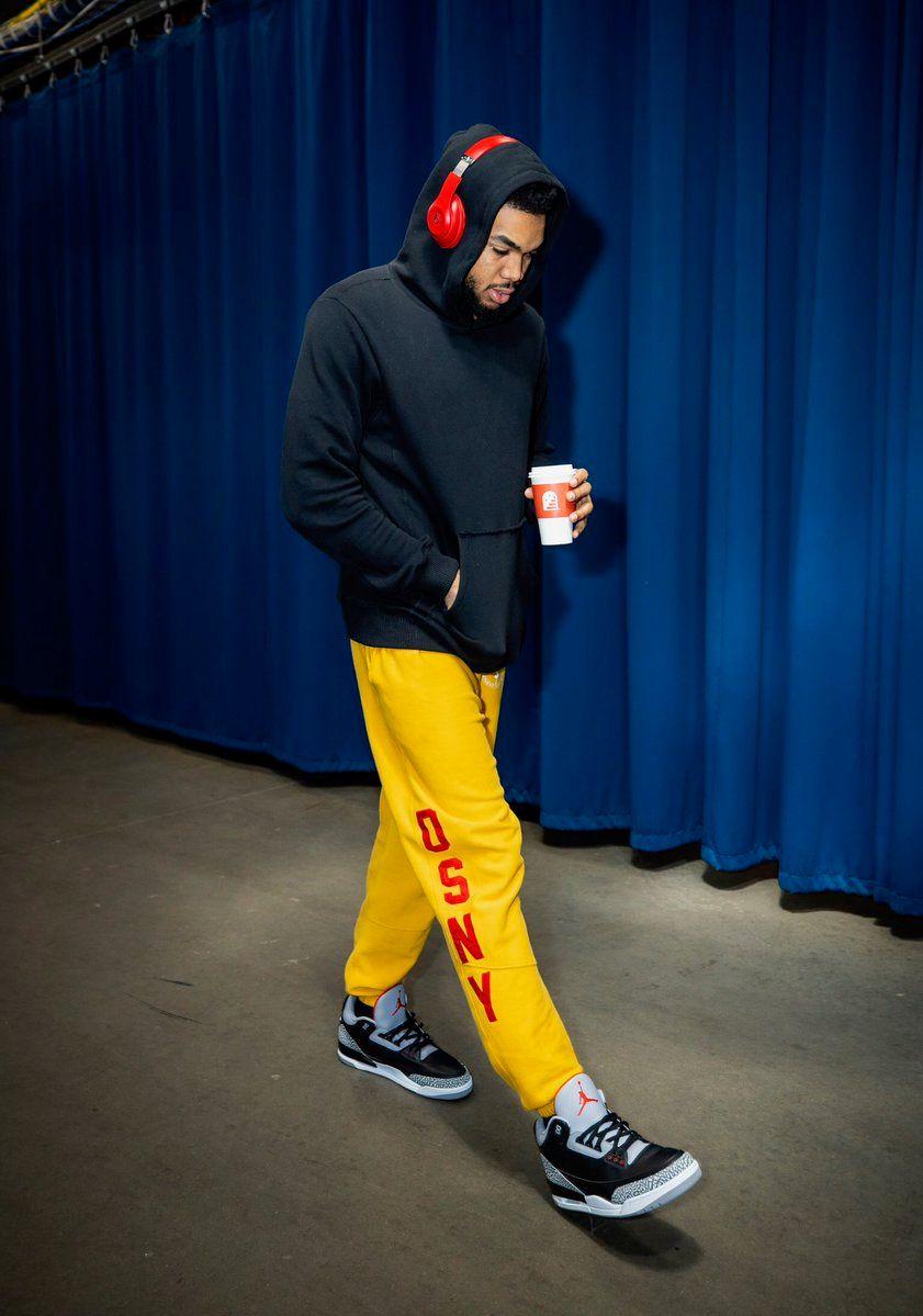 Karl-Anthony Towns // Air Jordan 3 "Black Cement"