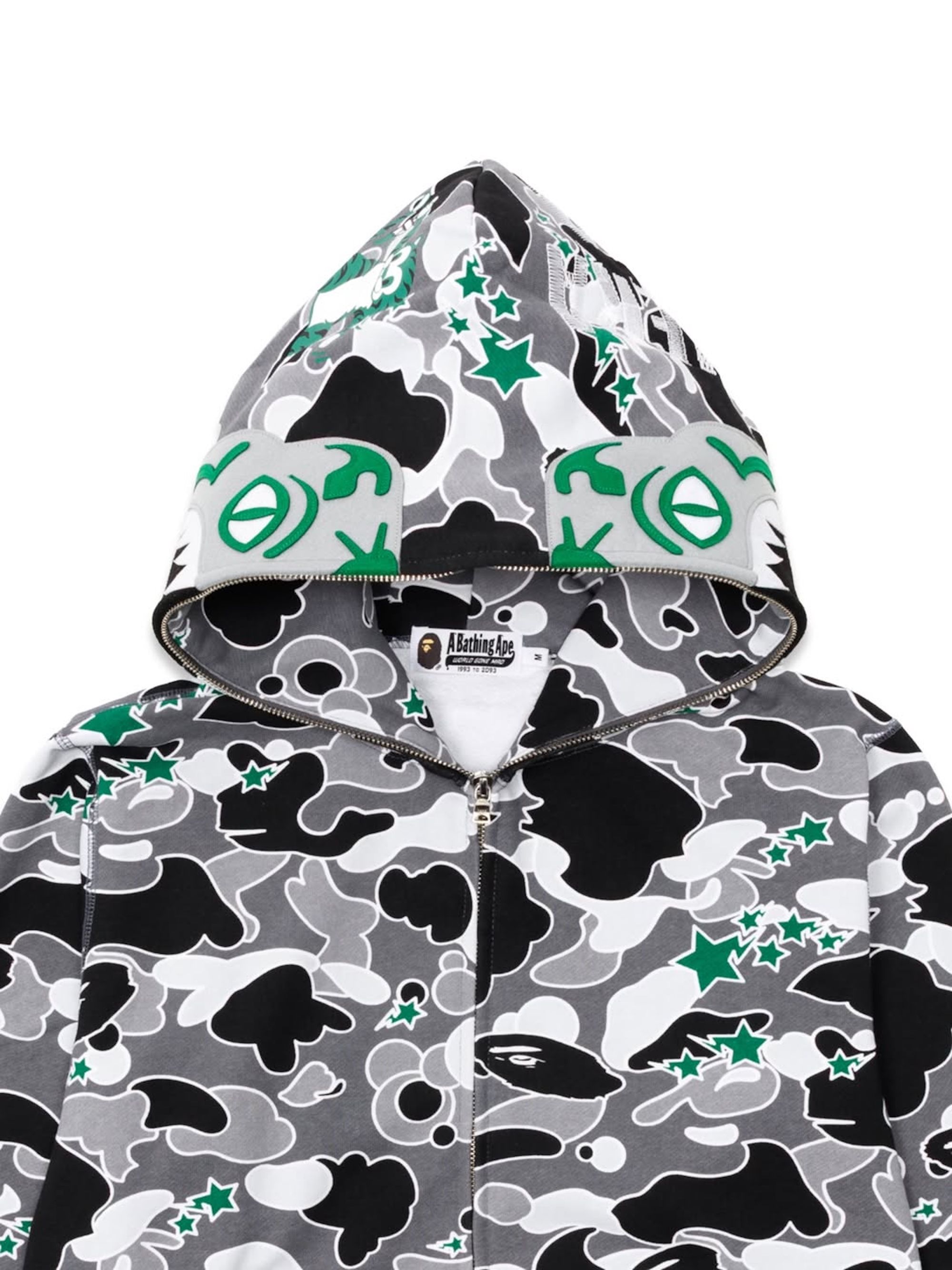 HIDDEN® & BAPE®︎ Tiger Full-Zip Hoodie. Photo via HIDDEN®.