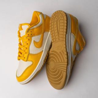 nike dunk low canvas yellow gum 3