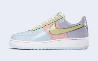 Nike Air Force 1 Low "Easter" (Patent Leather, SKU: 845053-500). Photo via Nike.