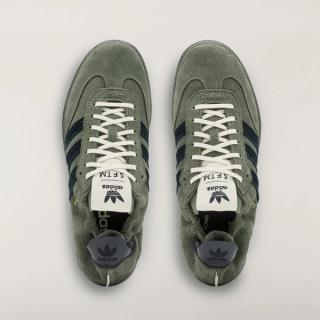 Song for the Mute x adidas Samba OG "Base Green" (SKU: HP8257). Photo via adidas.